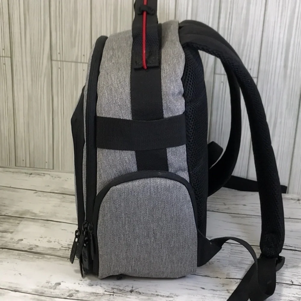 USA Gear Gray and Black Camera Backpack Bag